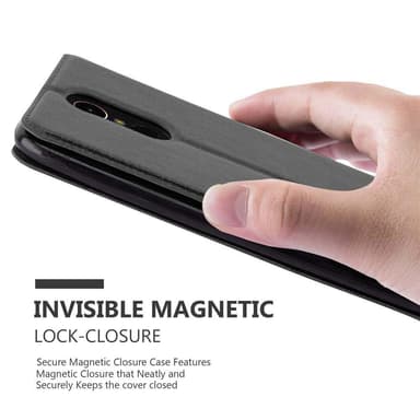 LG K10 2017 Plånboksfodral Skal (Svart)
