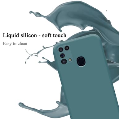 Samsung Galaxy M31 Skal Fodral Case (Grön)