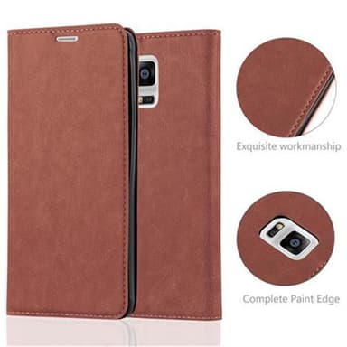 Samsung Galaxy NOTE 4 Skal Fodral Case (Brun)