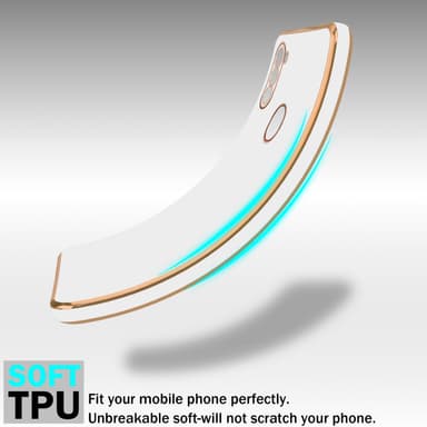 Samsung Galaxy A11 / M11 Skal Fodral Case (Vit)