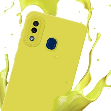 Samsung Galaxy A20 / A30 / M10s Skal Fodral Case (Gul)