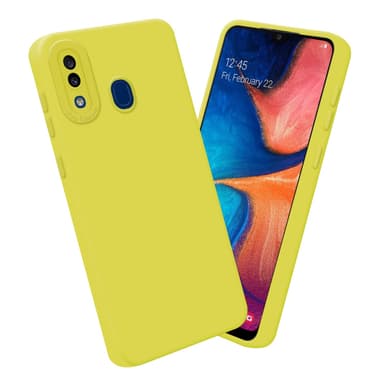 Samsung Galaxy A20 / A30 / M10s Skal Fodral Case (Gul)