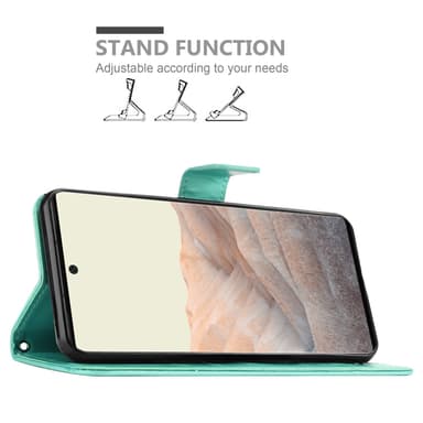 Google PIXEL 6 PRO Plånboksfodral Skal (Turkos)