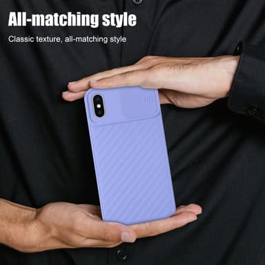 iPhone X / XS Skal Fodral Case (Lila)
