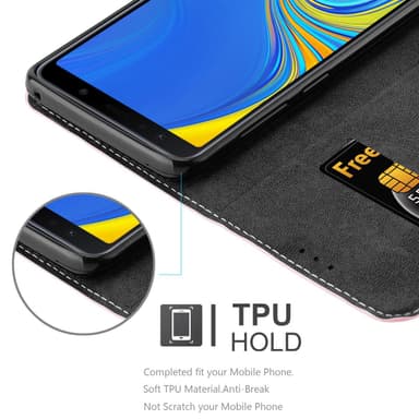 Samsung Galaxy A7 2018 Skal Fodral Case (Rosa)