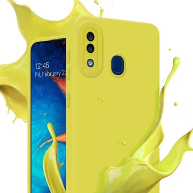 Samsung Galaxy A20 / A30 / M10s Skal Fodral Case (Gul)