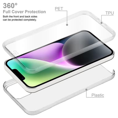 Skal iPhone 14 Fodral Case (Transparent)