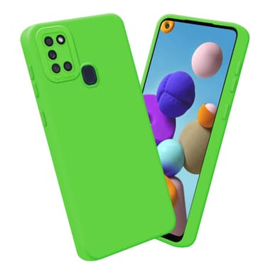 Samsung Galaxy A21s Skal Fodral Case (Grön)