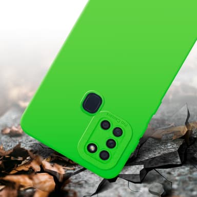 Samsung Galaxy A21s Skal Fodral Case (Grön)