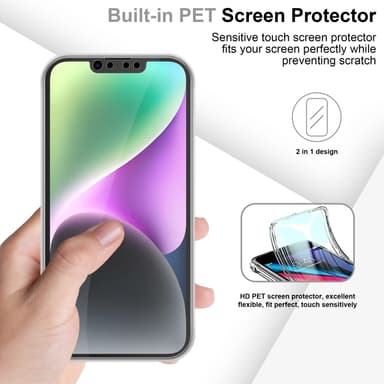 Skal iPhone 14 Fodral Case (Transparent)
