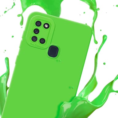 Samsung Galaxy A21s Skal Fodral Case (Grön)