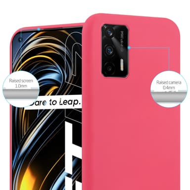 Skal Realme GT / GT Neo 2T / Q3 PRO Fodral Case (Röd)