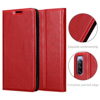 Sony Xperia 10 III Skal Fodral Case (Röd)