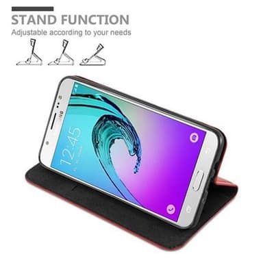 Samsung Galaxy J7 2016 Skal Fodral Case (Röd)
