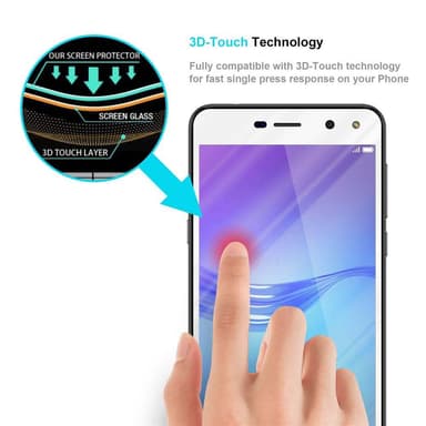 Huawei Y5 2017 / Y6 2017 Skyddsglas Skyddsfilm
