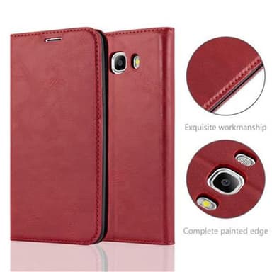 Samsung Galaxy J7 2016 Skal Fodral Case (Röd)