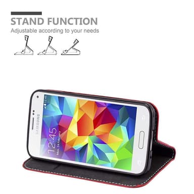 Samsung Galaxy S5 / S5 NEO Skal Fodral Case (Röd)