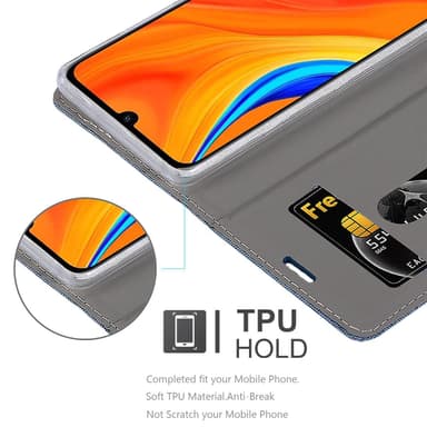 Huawei Y6S Plånboksfodral Skal (Blå)