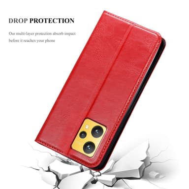 Realme 9 4G / 9 PRO+ Skal Fodral Case (Röd)