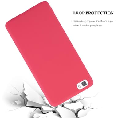 Skal Huawei P8 LITE 2015 Fodral Case (Röd)