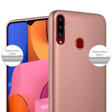 Skal Samsung Galaxy A20s Fodral Case (Rosa)
