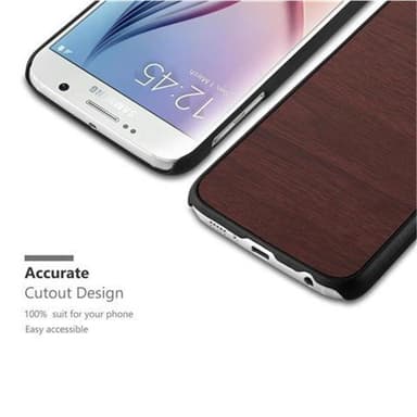 Samsung Galaxy S6 Skal Fodral Case (Brun)