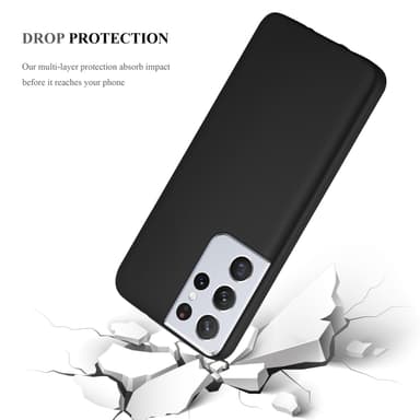 Skal Samsung Galaxy S22 ULTRA Fodral Case (Svart)