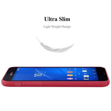 Sony Xperia Z3 COMPACT Skal Fodral Case (Röd)