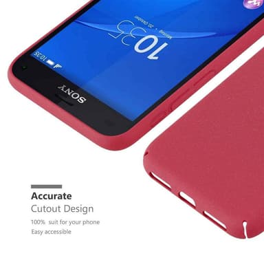Sony Xperia Z3 COMPACT Skal Fodral Case (Röd)