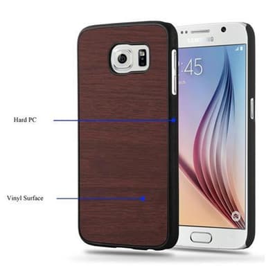Samsung Galaxy S6 Skal Fodral Case (Brun)