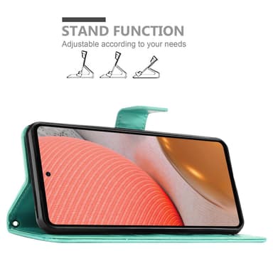Samsung Galaxy A72 4G / 5G Plånboksfodral Skal (Turkos)