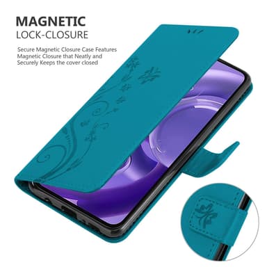 Motorola EDGE 30 NEO Plånboksfodral Skal (Blå)