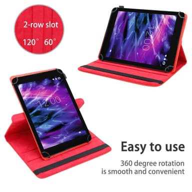 Medion LifeTab P8513 Skal Fodral Case (Röd)