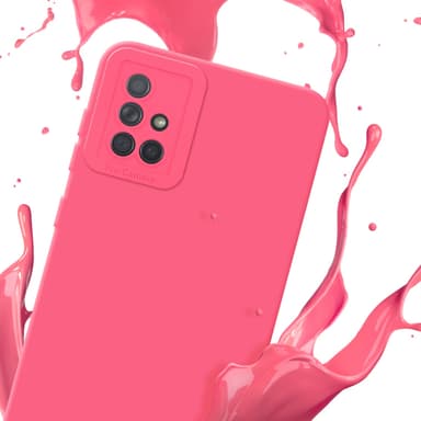 Samsung Galaxy A71 4G Skal Fodral Case (Röd)