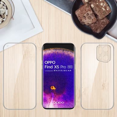 Skal Oppo FIND X5 PRO Fodral Case (Transparent)