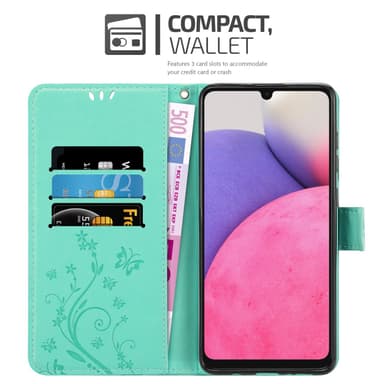 Samsung Galaxy A33 5G Plånboksfodral Skal (Turkos)