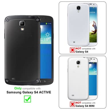 Samsung Galaxy S4 ACTIVE Skal Fodral Case (Röd)