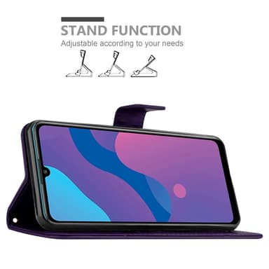 Honor 9A Plånboksfodral Skal (Lila)