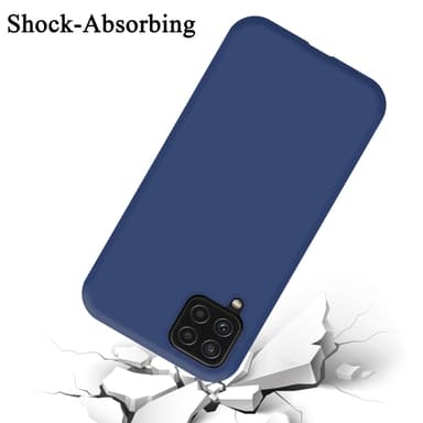 Samsung Galaxy A12 / M12 Skal Fodral Case (Blå)