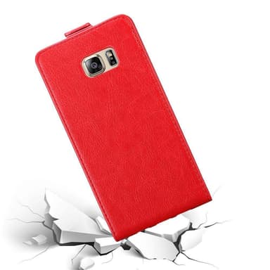 Samsung Galaxy S6 EDGE PLUS Flipfodral Skal (Röd)