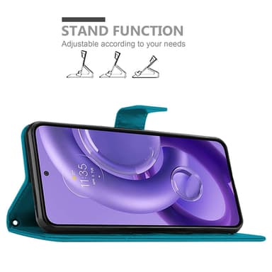 Motorola EDGE 30 NEO Plånboksfodral Skal (Blå)