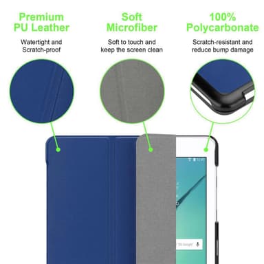 Samsung Galaxy Tab S2 (9.7 tum) Skal Fodral Case (Blå)