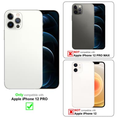 iPhone 12 PRO Skal Fodral Case (Grön)