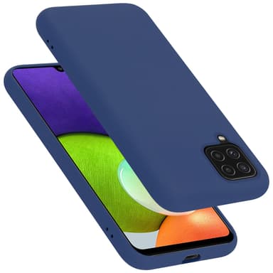 Samsung Galaxy A12 / M12 Skal Fodral Case (Blå)