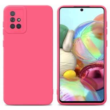 Samsung Galaxy A71 4G Skal Fodral Case (Röd)