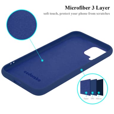 Samsung Galaxy A12 / M12 Skal Fodral Case (Blå)