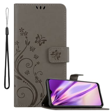 Xiaomi RedMi 9T / POCO M3 Plånboksfodral Skal (Grå)