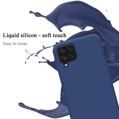 Samsung Galaxy A12 / M12 Skal Fodral Case (Blå)