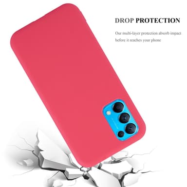 Skal Oppo FIND X3 LITE Fodral Case (Röd)