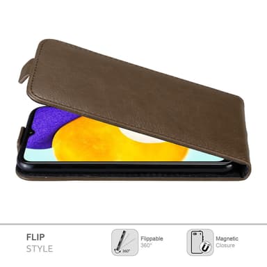 Samsung Galaxy A13 5G Flipfodral Skal (Brun)